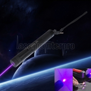 10000mW 405nm Burning High Power Blue-violet Laser Pointer with Bracket & Case Black,