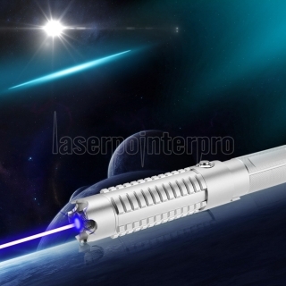50000mw 450nm 5 in 1 Burning High Power Blue Laser pointer kits Silver,
