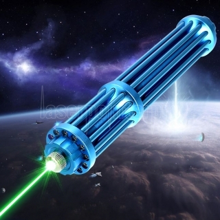 50,000mW 520nm High Power Green Laser Pointer Kit - Gatling Blue Burning Beam
