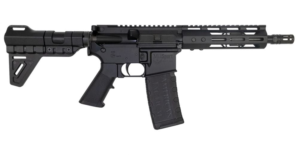 ATI Mil-Sport AR15 300 Blackout - 8.5" Barrel, 30 Rounds, Black Tactical Rifle