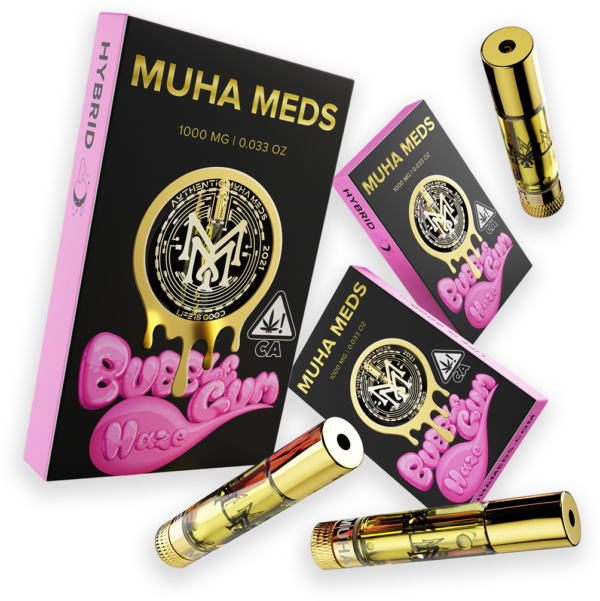 BUBBLE GUM HAZE Hybrid Cannabis 2G - Premium Muha Meds THC Flower
