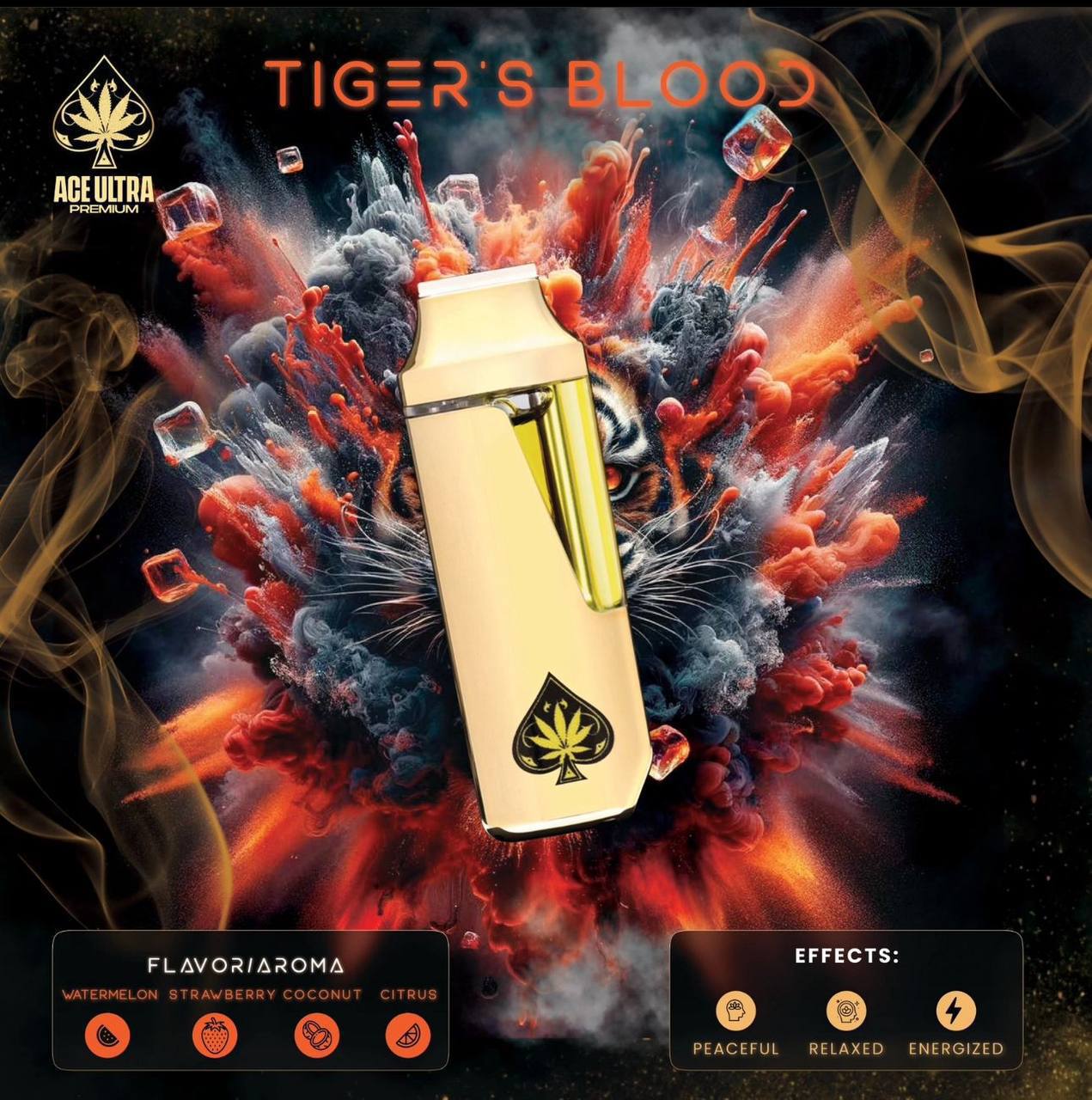 TIGER'S BLOOD Ultra Premium #1 Ace Brand - Buy the Best Quality Product Online